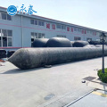 2x20m ship lifting and floating rubber roller airbags
